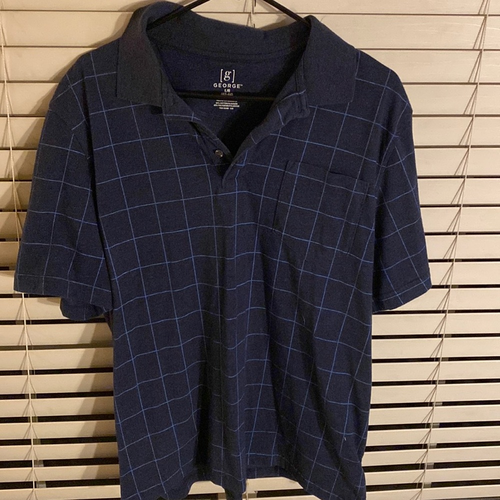 Large Blue Polo
